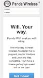 Mobile Screenshot of pandawireless.com